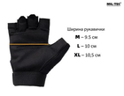 Тактичні Mil-tec Чорні рукавички Army Fingerless Gloves 12538502 розмір XL - зображення 4