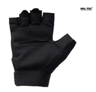 Тактические перчатки Army Fingerless Gloves Mil-tec Black 12538502 размер M - изображение 5