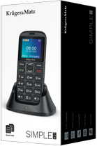Telefon komórkowy Kruger&Matz Simple 922 4G DualSim Black (5901890077248) - obraz 9