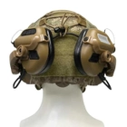 Активные наушники с микрофоном Earmor M32X Mark3 под шлем с шумоподавлением (Койот) - изображение 4