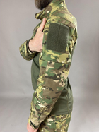 Військова тактична сорочка Убакс Tactic довгий рукав РІП-СТОП, бойова сорочка, мультикам 52 - зображення 4