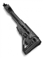 Приклад АК 74 АК 47 складной телескопический + пистолетная ручка черный - изображение 3