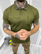 Тактическое поло Combat Performance Shirt Olive Elite M