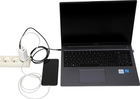Зарядний пристрій iBOX GaN C-65 PD65W 1x USB-A 2x USB-C 5 A (ILUC65W) - зображення 5