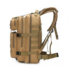 Армейский тактический рюкзак 48х26х26см, Песочный A10 - изображение 3