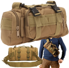 Тактическая армейская мужская сумка Molle Combat Sachet койот (205755) - изображение 1