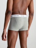 Набір трусів шорти Calvin Klein Underwear 3P Low Rise Trunk 0000U2664G-KS0 XL 3 шт Сірий (8719853419502) - зображення 3