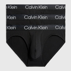 Набір трусів сліпів чоловічих Calvin Klein Underwear Hip Brief 3Pk 000NB2969A-7V1 L 3 шт Чорний (8719854639190)