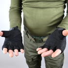 Тактичні рукавиці Oakley без пальців розмір XL Чорні - зображення 4