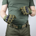 Тактичні рукавиці Oakley повнопалі розмір XL Олива - зображення 7
