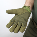 Тактичні рукавиці Oakley повнопалі розмір М Олива - зображення 3