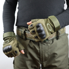 Тактичні рукавиці Oakley без пальців розмір L Олива - зображення 3