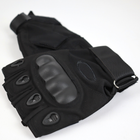 Тактичні рукавиці Oakley без пальців розмір L Чорні - зображення 1