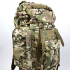 Рюкзак тактический каркасный 80 л Oxford 800D Мультикам - изображение 8