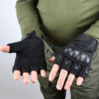 Тактические рукавицы Oakley без пальцев размер М Черные - изображение 3