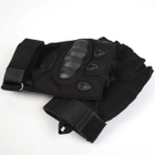 Тактические рукавицы Oakley без пальцев размер М Черные - изображение 5