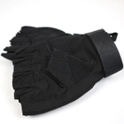 Тактичні рукавиці Oakley без пальців розмір М Чорні - зображення 7