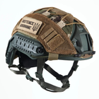 Каска шлем тактический защита | Кавер Мультикам "FAST NIJ IIIA" баллистический шлем кевларовый Хаки - изображение 3