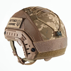 Каска шолом тактичний захист | Кавер Піксель "FAST NIJ IIIA" балістичний шолом кевларовий Койот - зображення 3