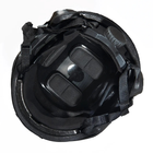 Каска шлем тактический защита | Кавер Піксель "FAST NIJ IIIA" баллистический шлем кевларовый Чорний | Black - зображення 2