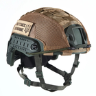 Каска шлем тактический защита | Кавер Пиксель "FAST NIJ IIIA" баллистический шлем кевларовый Хаки - изображение 5