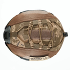 Каска шлем тактический защита | Кавер Пиксель "FAST NIJ IIIA" баллистический шлем кевларовый Хаки - изображение 9