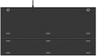 Klawiatura przewodowa Ibox Aurora K-5 KRGD Red Switch USB Graphite (IKGMK5) - obraz 6