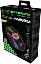 Mysz Esperanza Mangora USB RGB Czarna (EGM701) - obraz 4
