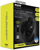 Миша PORT Designs 900719 Trackball Wireless/Bluetooth Black (900719) - зображення 8