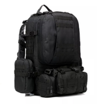 Тактичний рюкзак з підсумками Eagle B08 55 л Black (8142) - зображення 4