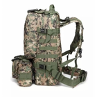 Рюкзак тактический военный с подсумками 55 л Tactical Backpack B08 Пиксель - изображение 3