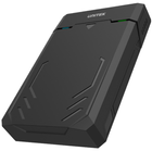Зовнішня кишеня Unitek Y-3035 storage drive enclosure HDD/SSD enclosure Black 2.5/3.5" (Y-3035) - зображення 2