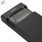 Зовнішня кишеня Unitek Y-3035 storage drive enclosure HDD/SSD enclosure Black 2.5/3.5" (Y-3035) - зображення 4