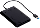 Зовнішня кишеня Unitek Y-3036 storage drive enclosure 2.5" HDD/SSD enclosure Black (Y-3036) - зображення 1