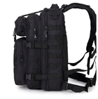 Тактичний штурмовий рюкзак Armour Tactical М25 Oxford 600D (з системою MOLLE) 25 літрів Чорний T410 - изображение 3