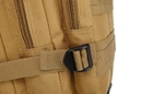 Рюкзак тактический на 40 литров штурмовой военный с системой molle Койот T0457 - изображение 7