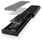 Zewnętrzna kieszeń Icy Box na dysk SSD USB Type-C 3.2, czarna (IB-1807MT-C31) - obraz 3