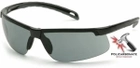 Захисні тактичні відкриті окуляри Pyramex стрілецькі окуляри Ever-Lite сірі - зображення 2