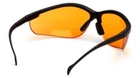 Защитные тактические очки Pyramex баллистические открытые стрелковые очки Venture-2 оранжевые - изображение 5