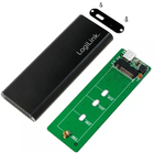 Зовнішня кишеня Logilink для SSD 2.5" SATA USB Type-C 3.1 Black - зображення 3