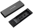 Зовнішня кишеня Qoltec для SSD 2.5" SATA USB Type-C 3.1 Black - зображення 4