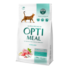 Сухой корм для кошек Optimeal Sterilised для стерилизованых с индюшкой и овсом