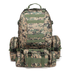 Тактический рюкзак 60 л с дополнительными подсумками 4в1 пиксель - изображение 1