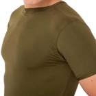 Літня футболка чоловіча тактична компрессійна Jian 9193 розмір XL (50-52) Оливкова (Olive) - зображення 3