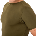 Літня футболка чоловіча тактична компресійна Jian 9193 розмір 3XL (54-56) Оливкова (Olive) - зображення 3