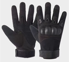 Перчатки мужские тактические с костяшками и закрытыми пальцами 4623 XXL Черный - изображение 8