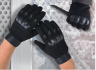 Перчатки мужские тактические с костяшками и закрытыми пальцами 4623 XL Черный - изображение 8