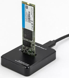 Док-станція Qoltec для SSD M.2 SATA PCIe Black - зображення 4