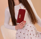 Кошелек No brand 465 женский бордовый