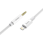Кабель HOCO AUX to Lightning digital audio conversion cable UPA19 |1M| silver